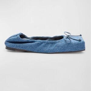 Jacquemus Denim Blue Slip-On Ballet Flats EU38. EUC